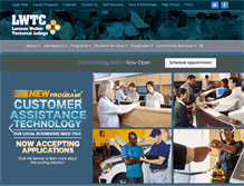 Tablet Screenshot of lwtc.edu